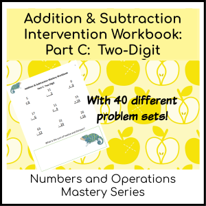 Addition & Subtraction Intervention Workbook: Part C, Two-Digit